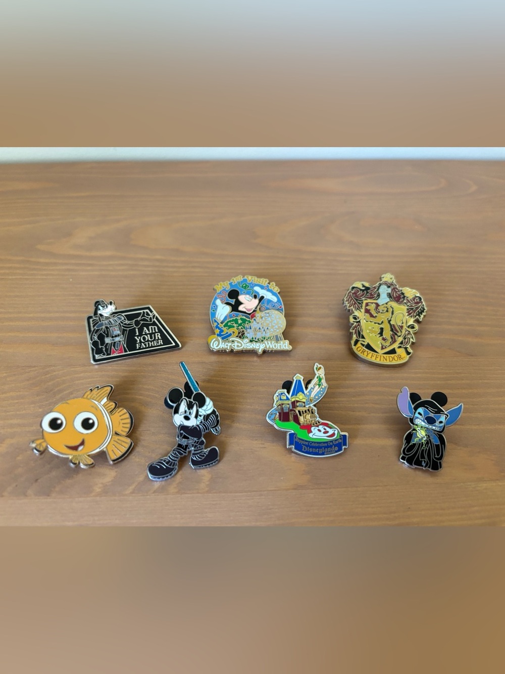 Enamel Pin Lot - Disneyland, Harry Potter, Star Wars Vintage Collection Set